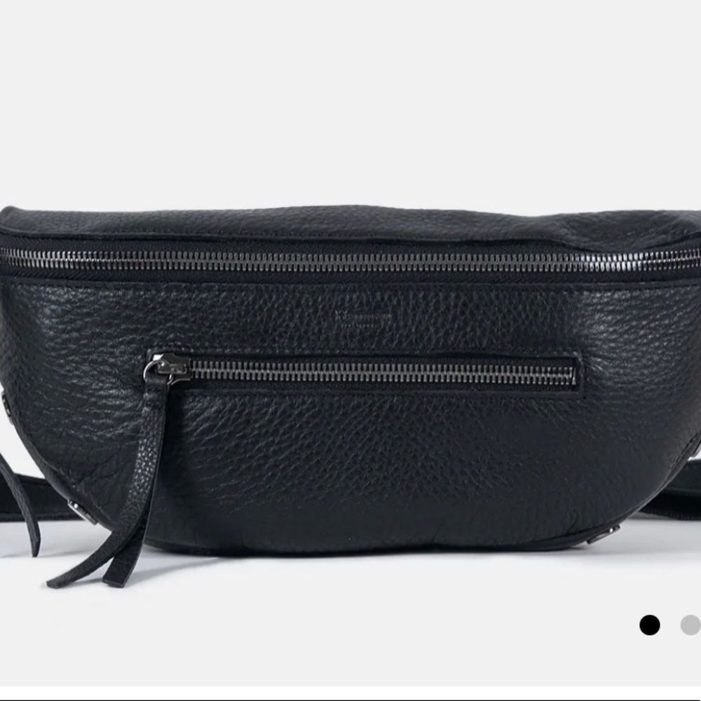 Hammitt Charles in black leather.  BNIB, never used.